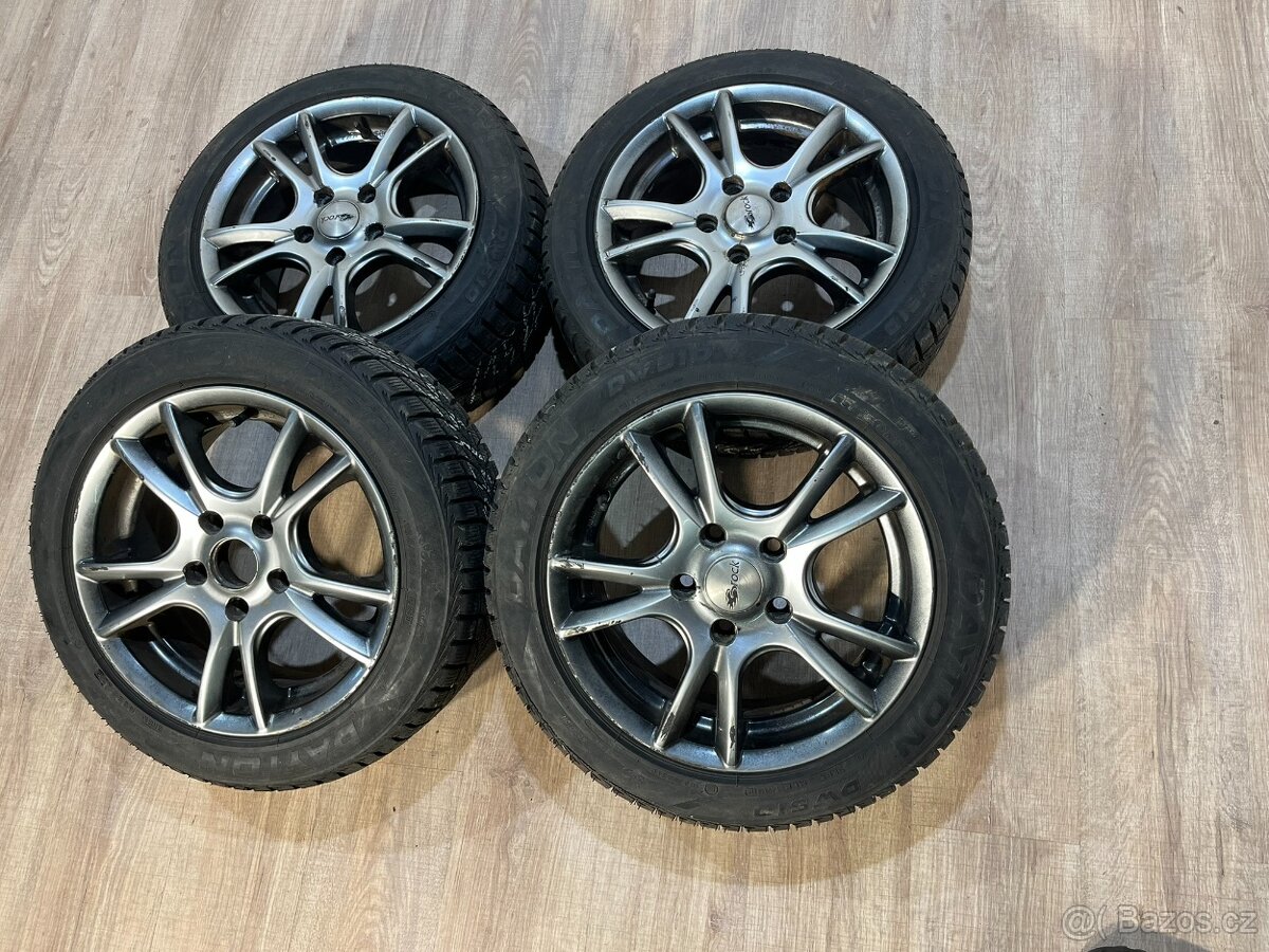 /// Alu kola BROCK R15 Mercedes W168 - ZIMNÍ PNEU /// - 2