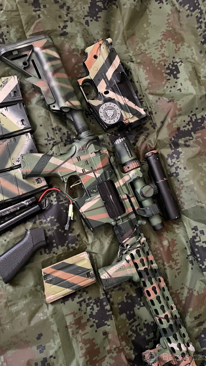 Delta Armory Silent Ops Alpha v DMR configurace airsoft - 2