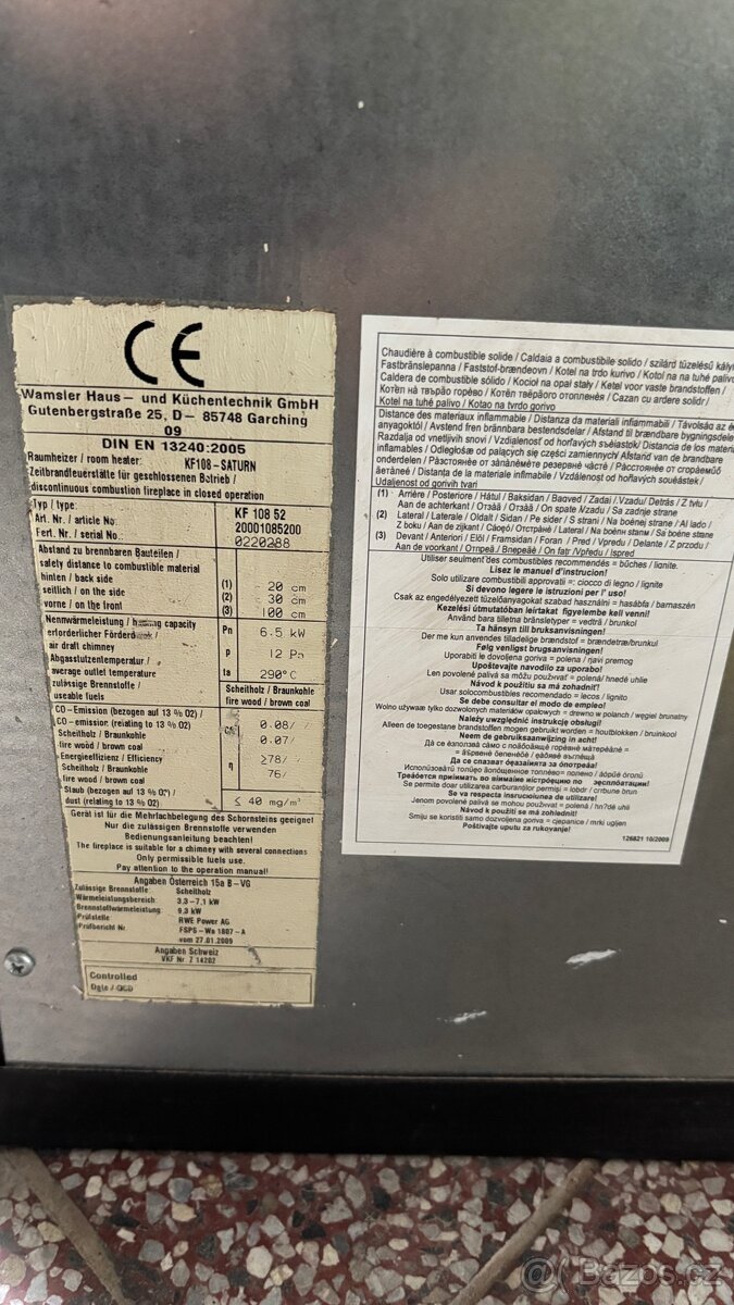 Krbová kamna Wamsler - 2