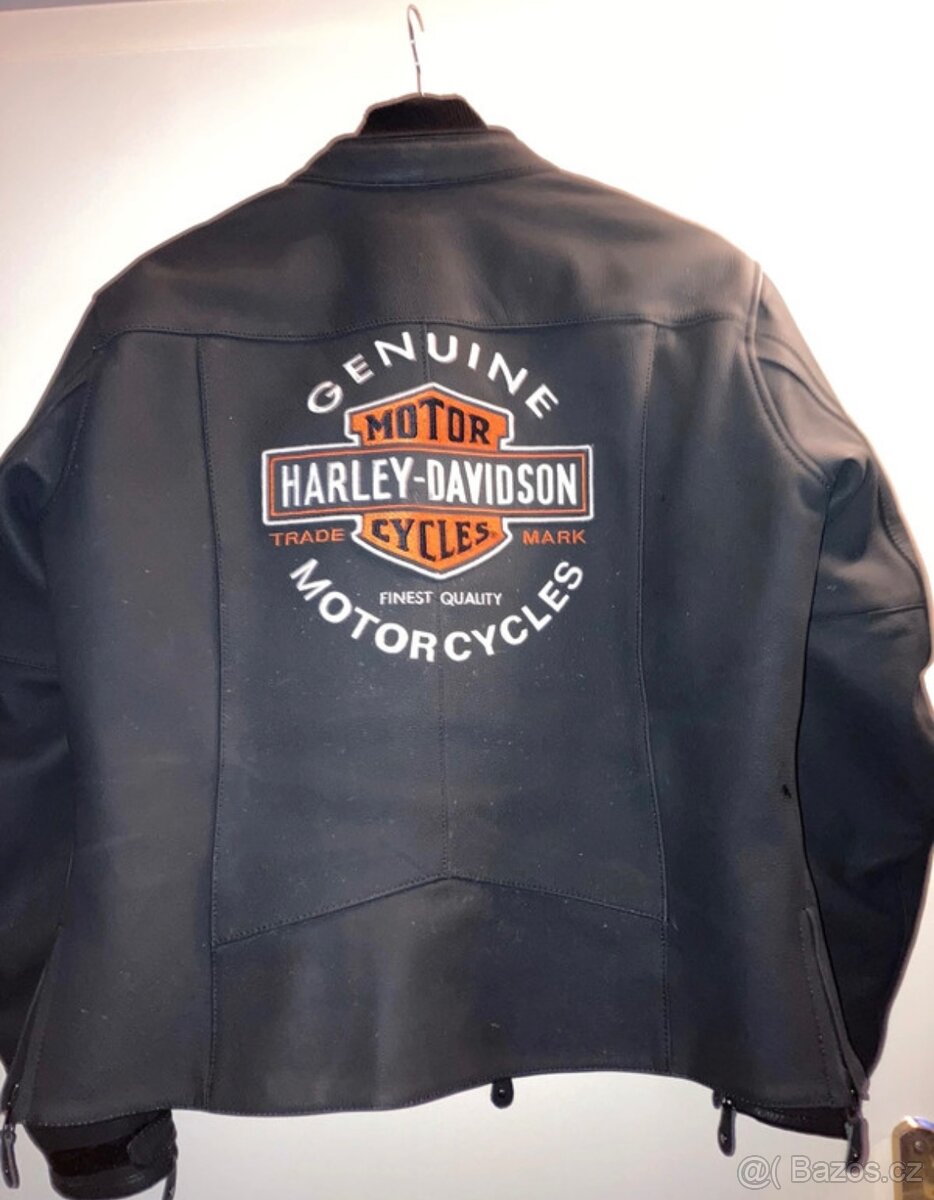 Kožená bunda harley davidson - 2
