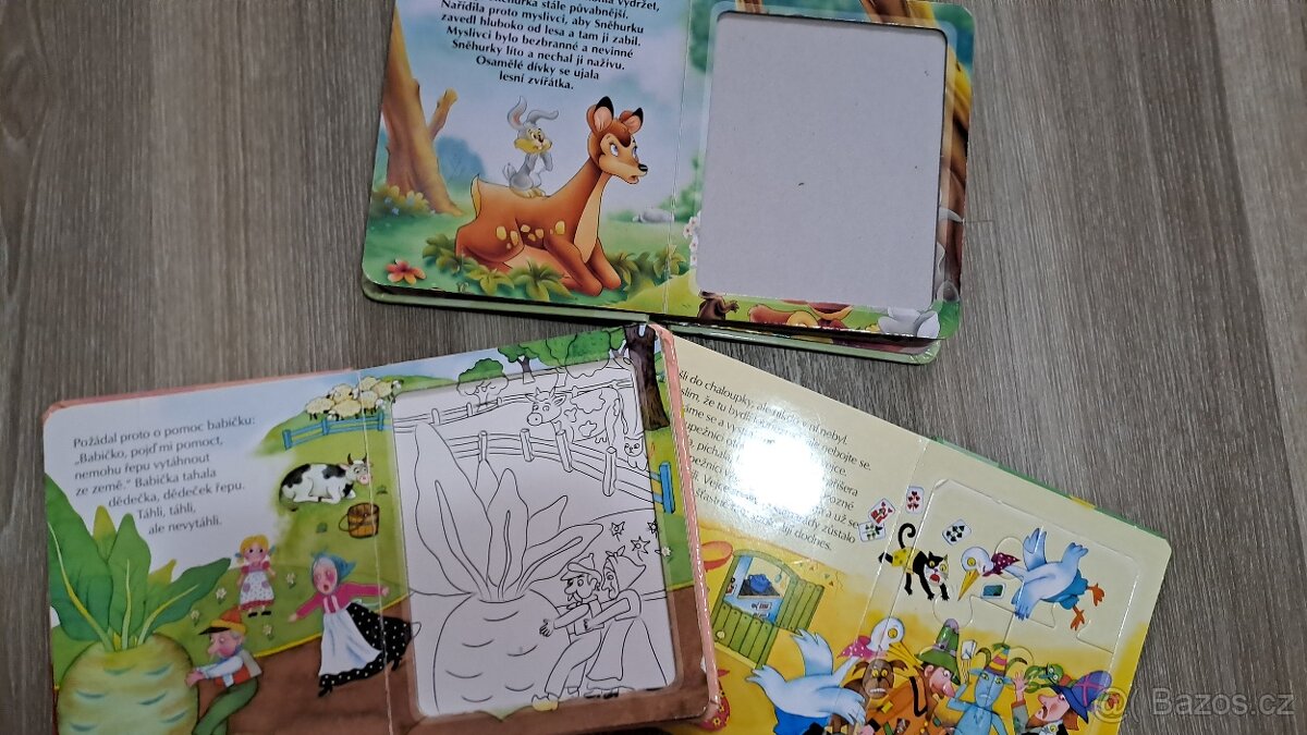 Knížky s puzzle - 3x - 2