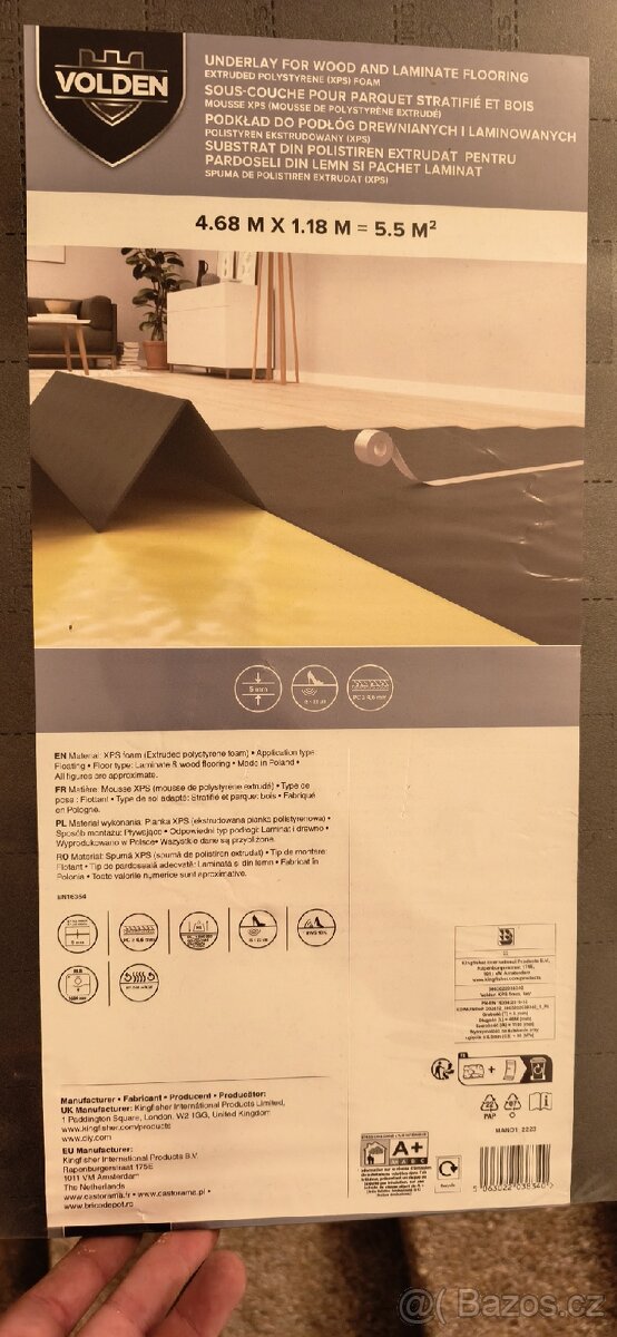 Kročejová izolace 5mm - 2