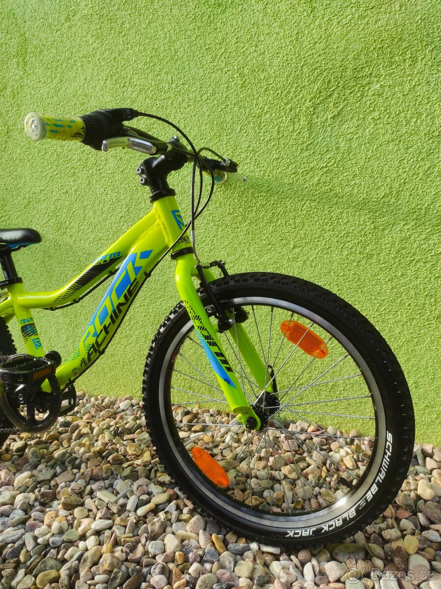 Značkové dětské kolo Rock Machine 20" (limetka) - 2