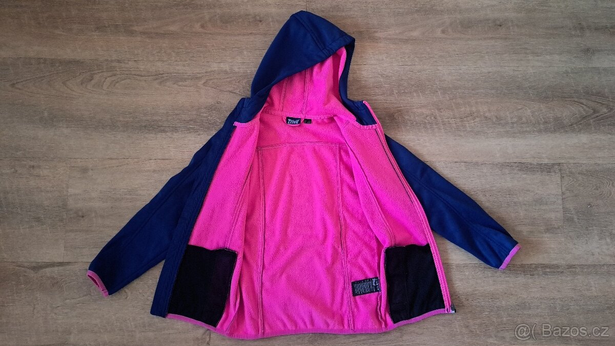Softshellová bunda zn. Crivit, vel. 134/140 – pěkná - 2