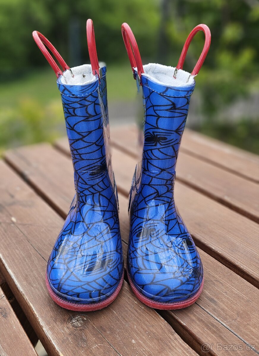 Zateplené holinky Spiderman velikost 29 - 2