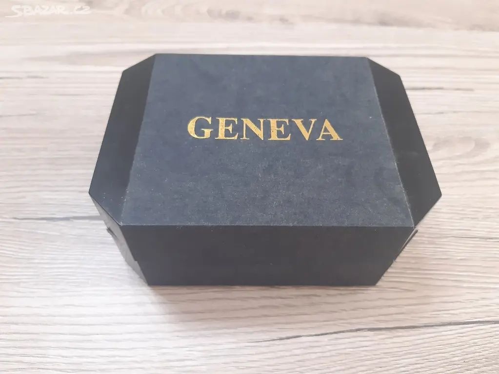 Hodinky GENEVA v krabičce, set - top stav - 2
