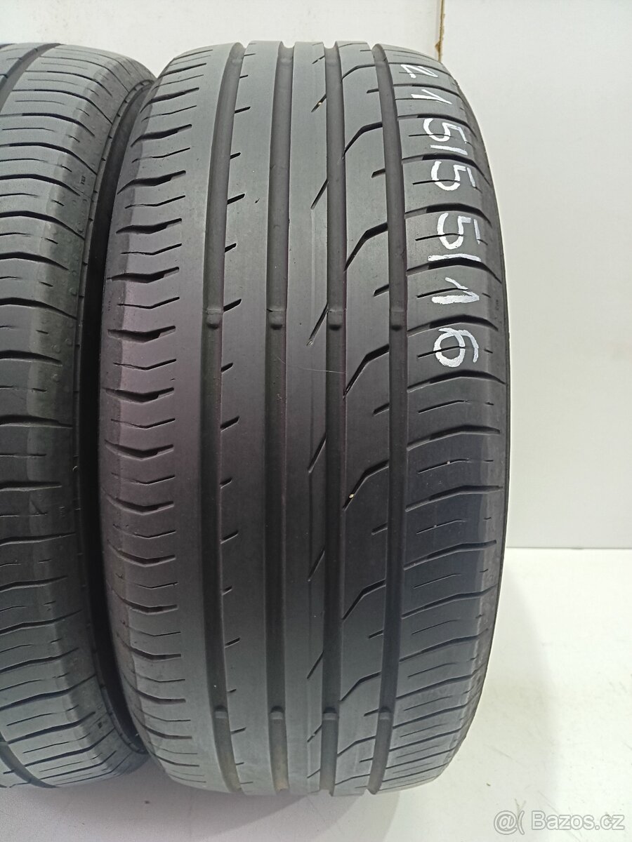 2ks letní pneu 215/55/16 Continental - 2