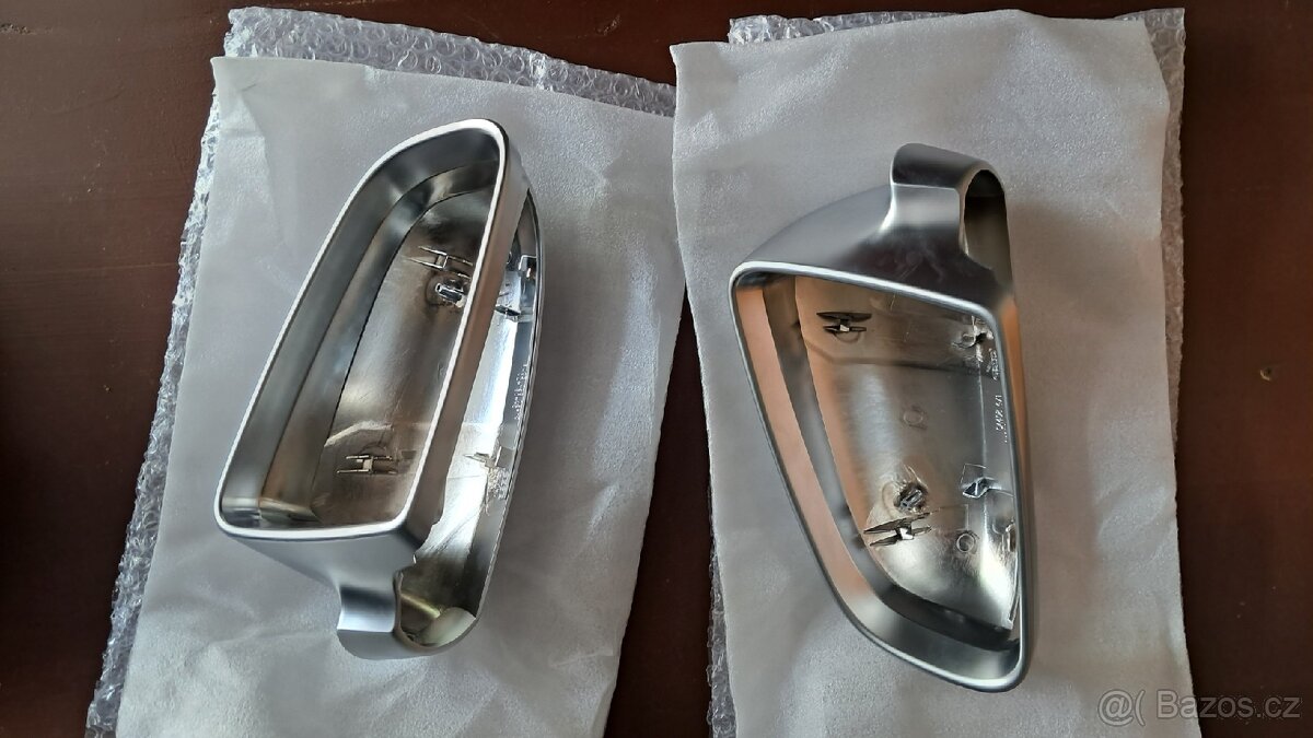 Kryty zrcátek Audi - matný chrom - 2
