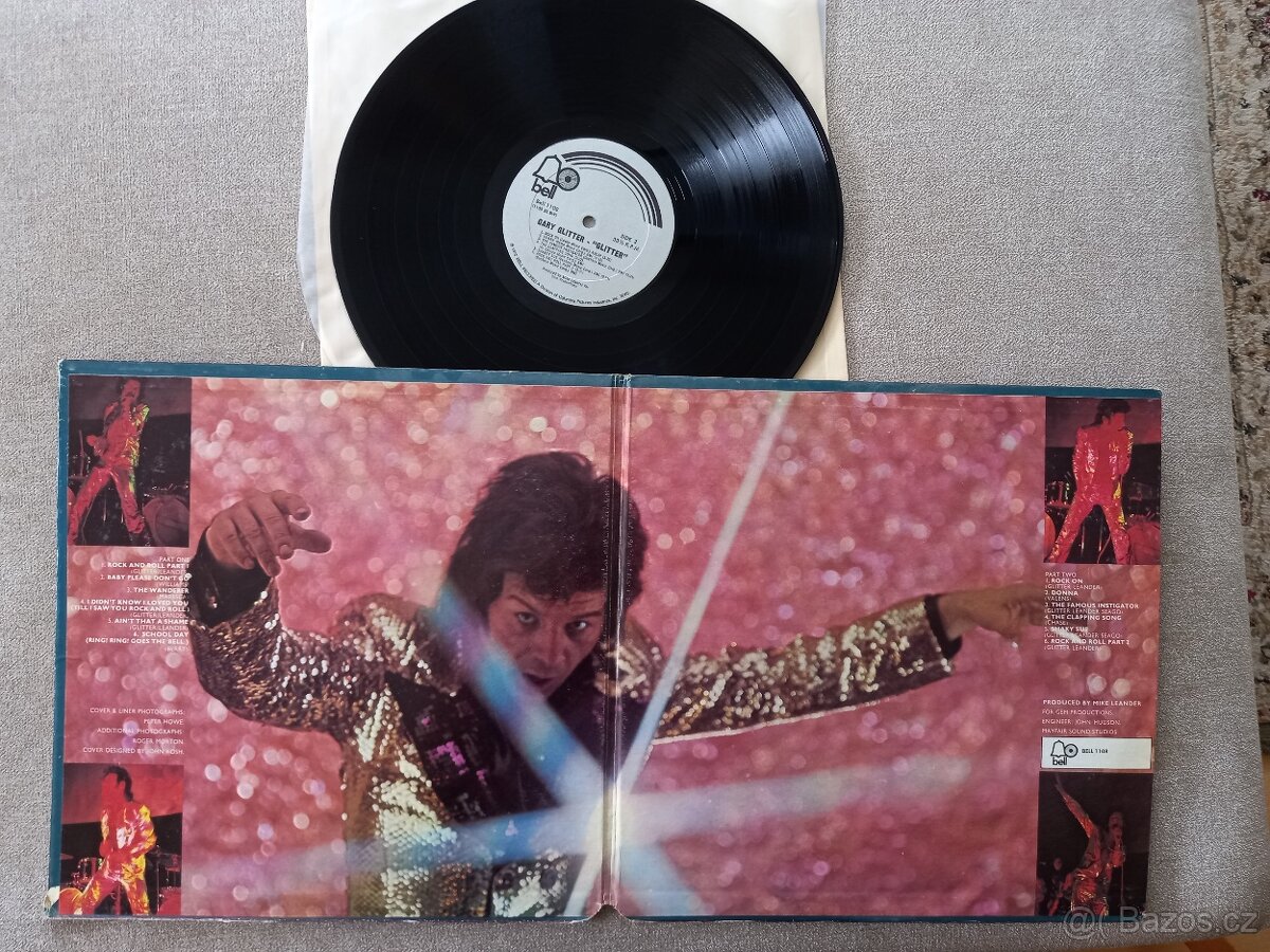 Gary GLITTER „Glitter“ /Bell 1972/ rozkl. ob/ US cut out.us - 2