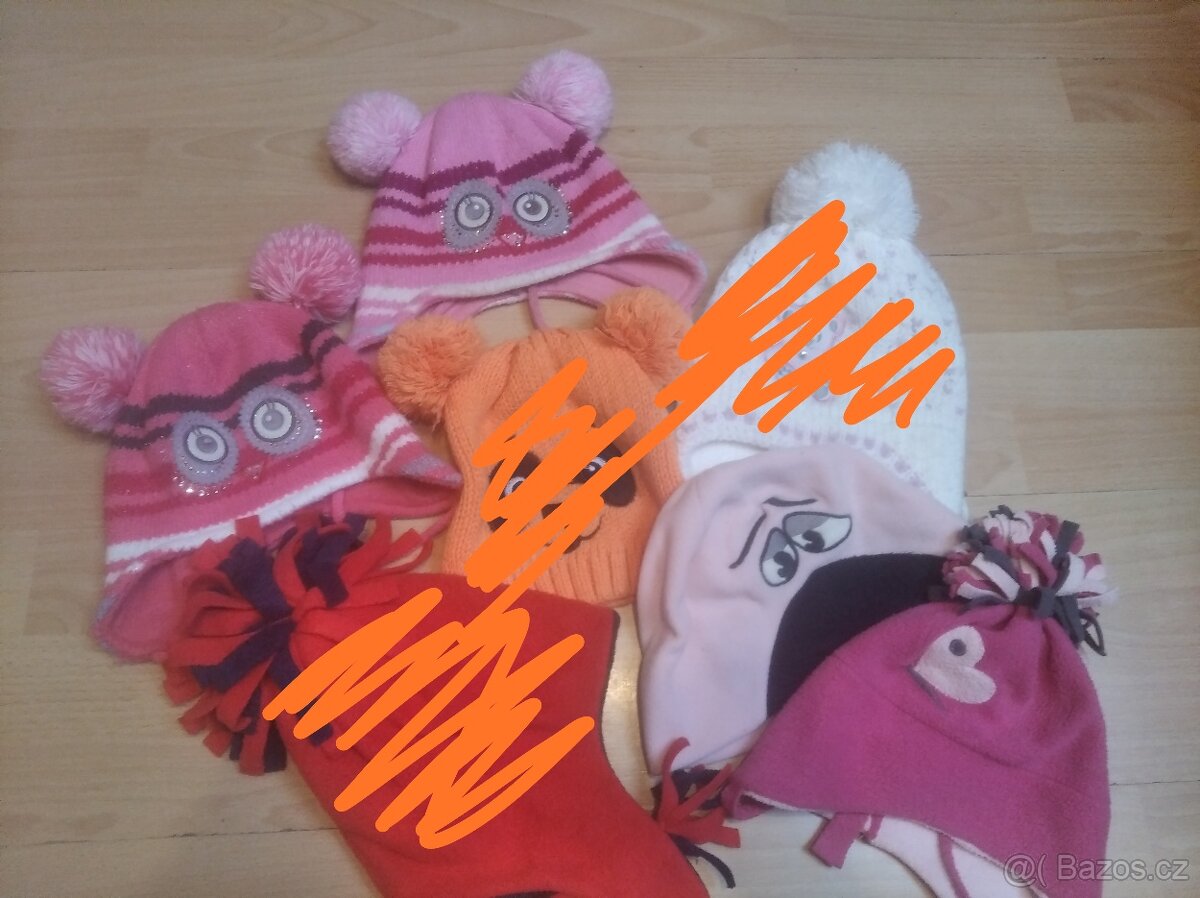 Dětské zimní kalhoty a čepice - 2