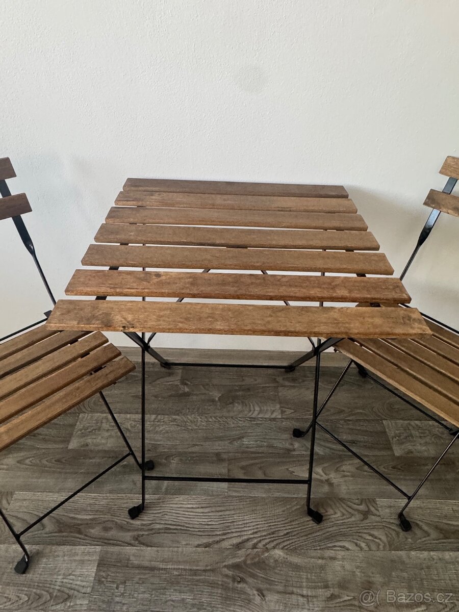 Balkonový set IKEA TÄRNÖ – stůl + 2 židle - 2