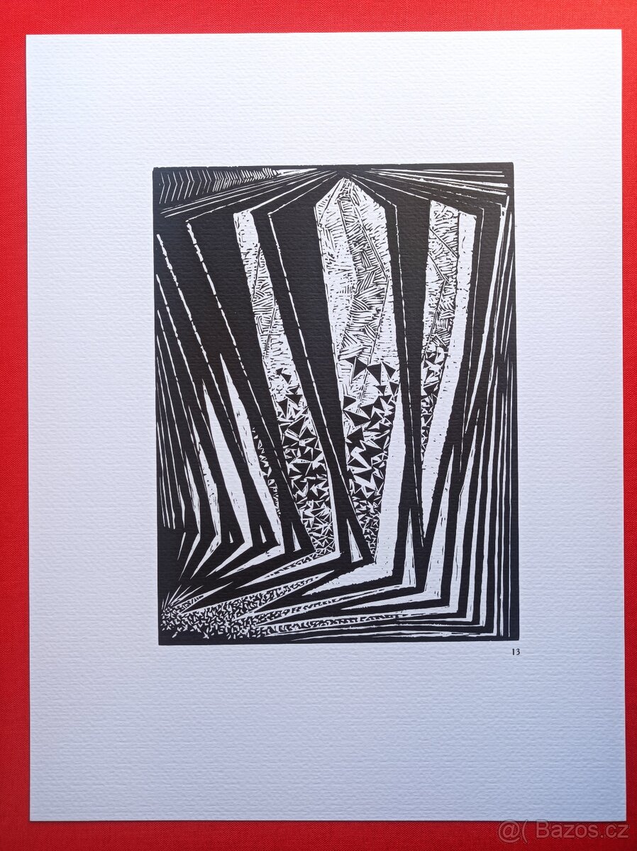 František Kupka - Čtyři příběhy bílé a černé - grafika č.13 - 2