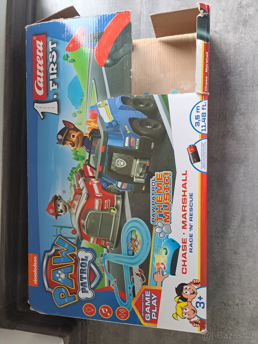 Autodráha Carrera First Tlapková Patrola - 2