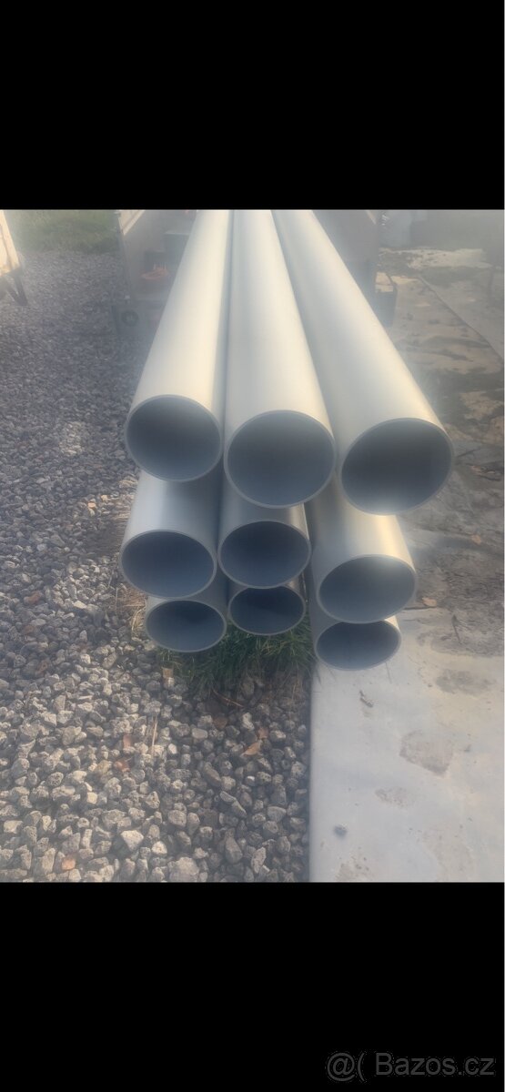 Ocelové trubky průměr 115 x 4 x 6000 mm (5 kusů) - 2