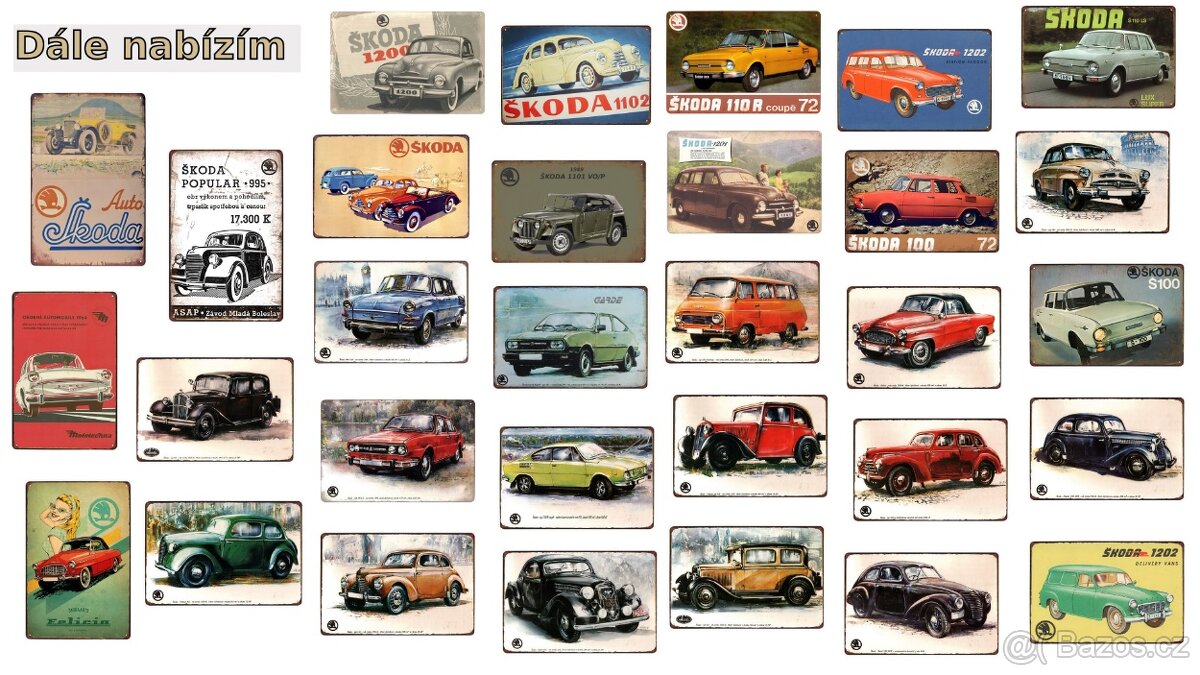 plechová cedule - LADA 1500 / VAZ 2103: Veřejná bezpečnost - 2