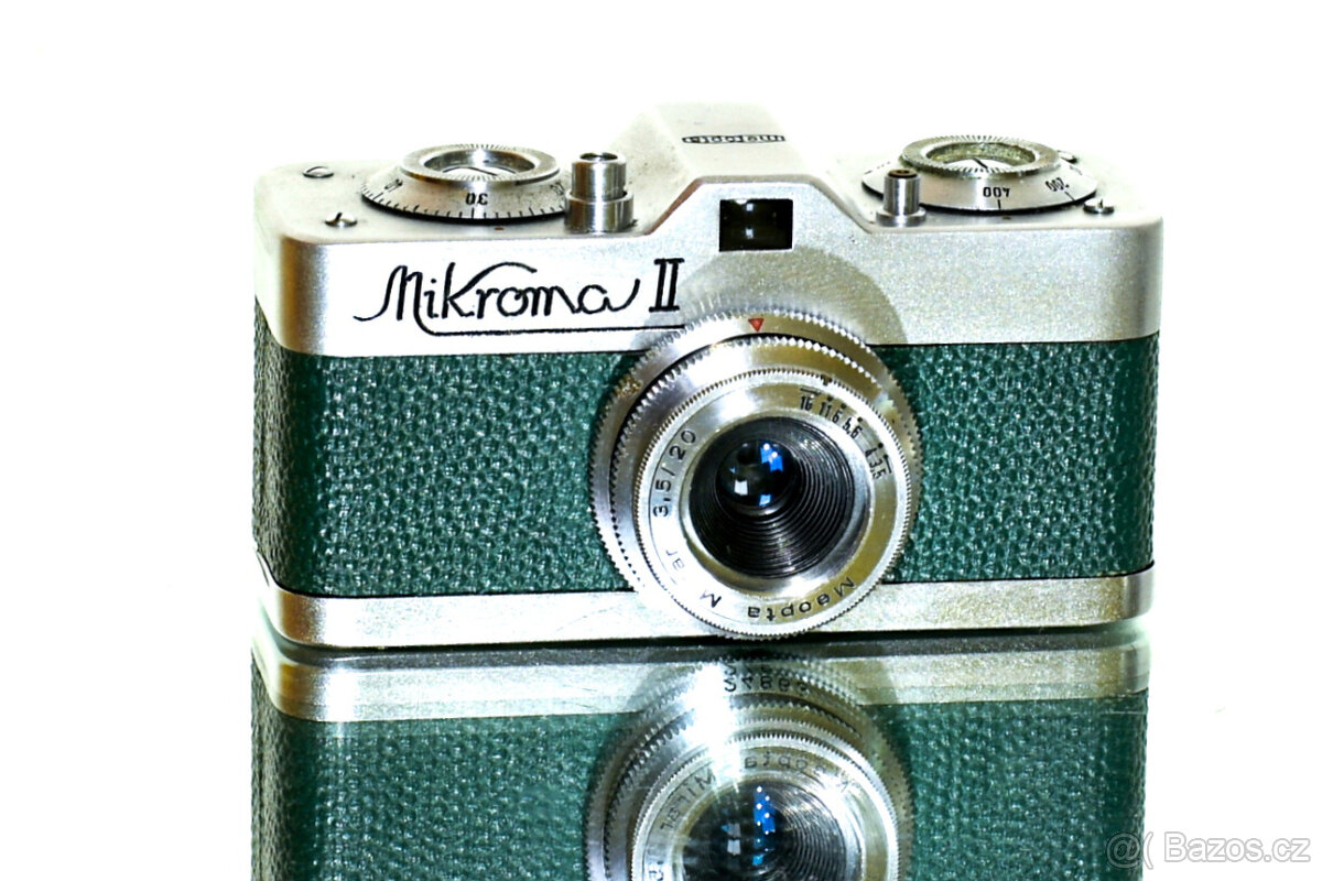 Mikroma II Meopta TOP STAV tmavě zelená FUNKČNÍ - 2