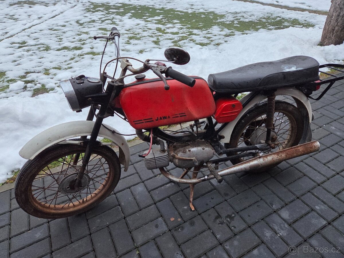 Jawa 23 Mustang bez TP, červený původní 6. - 2