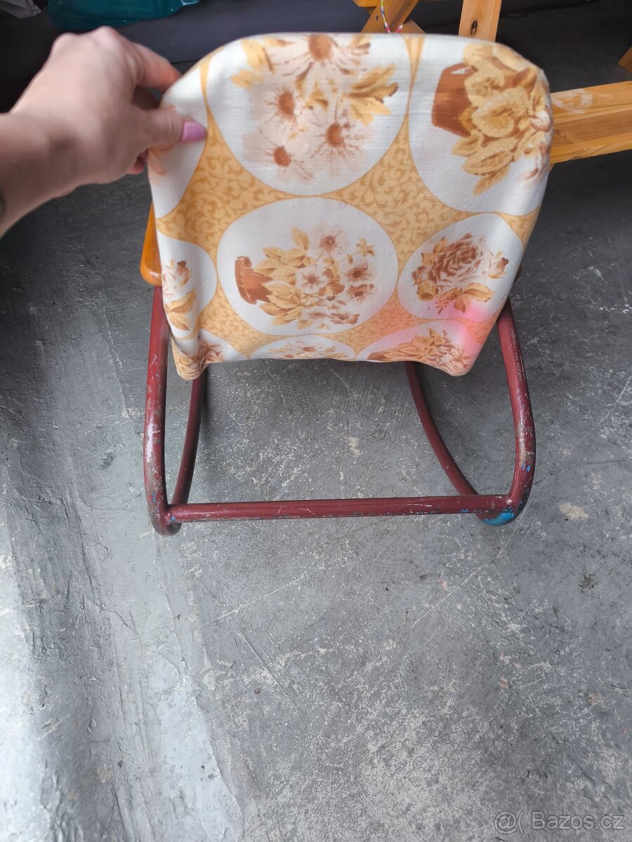 Houpací křesílko, křeslo retro - 2