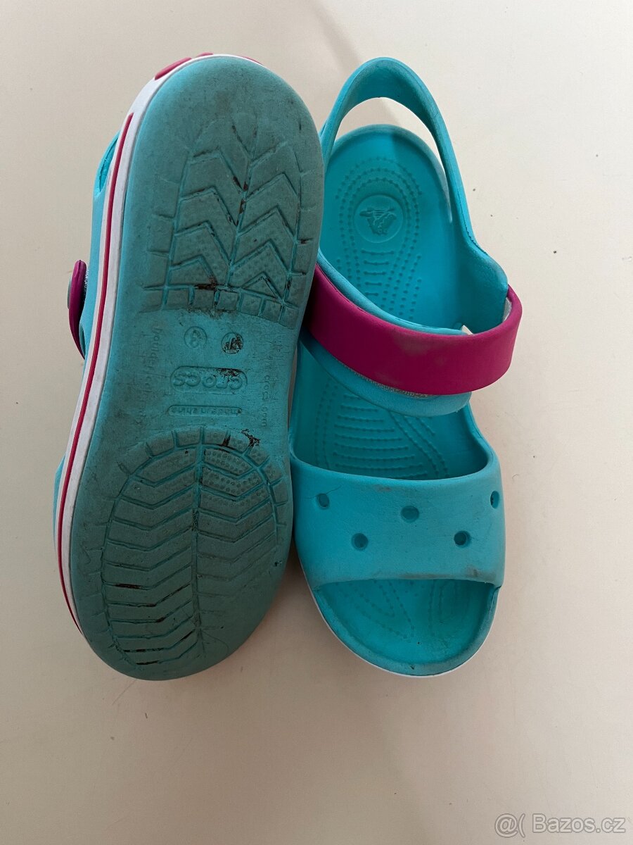 Prodám dívčí sandále Crocs vel. J3 - 2