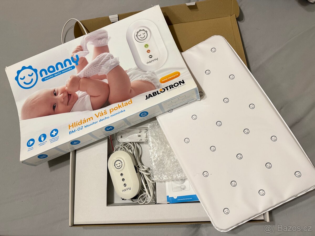 Jablotron nanny BM-02 monitor dechu - 2