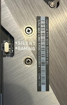 MSI GEFORCE RTX 3070 SUPRIM X 8GB - 2