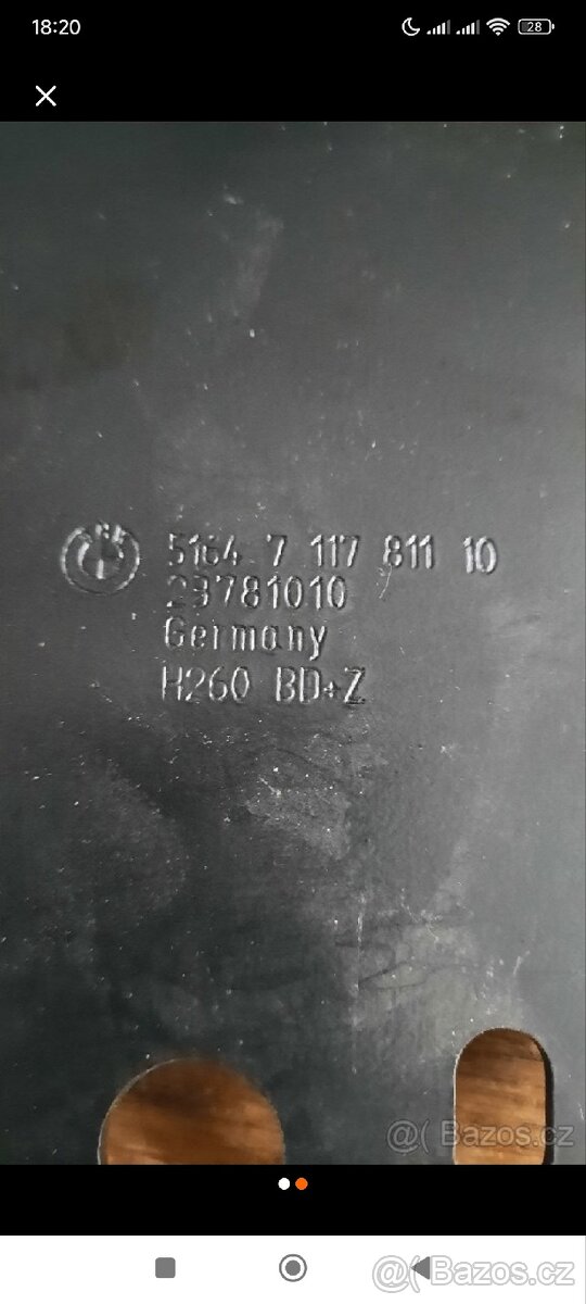 Držák chladičové stěny BMW 1/3/X1 - 2