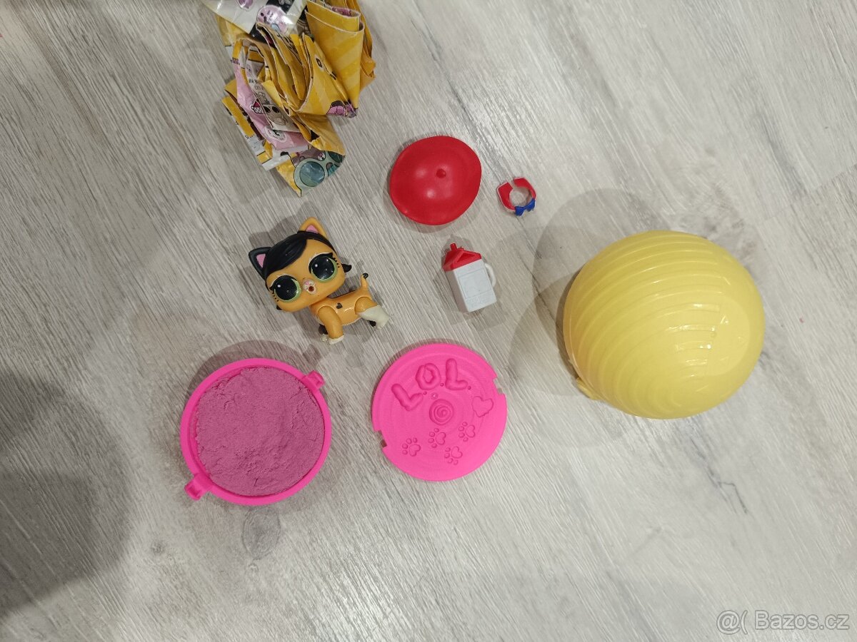 MGA LOL Surprise Pets series_růžová a žlutá koule - 2