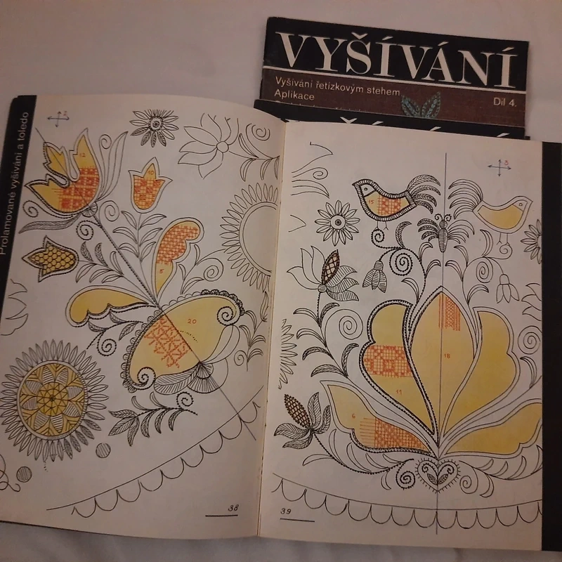 Retro časopisy Vyšívání - 2