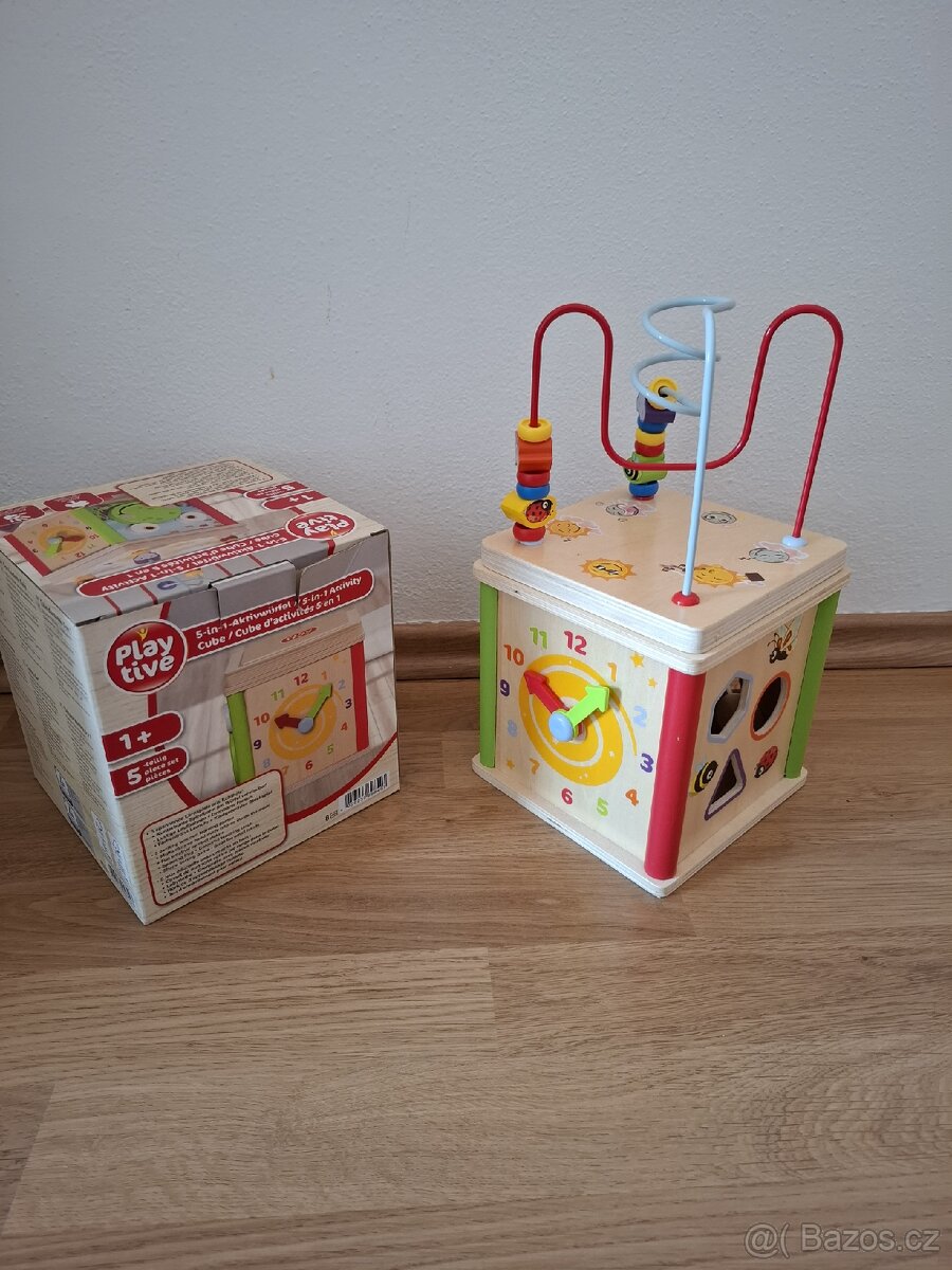Motorická kostka Playtive 5v1 - 2