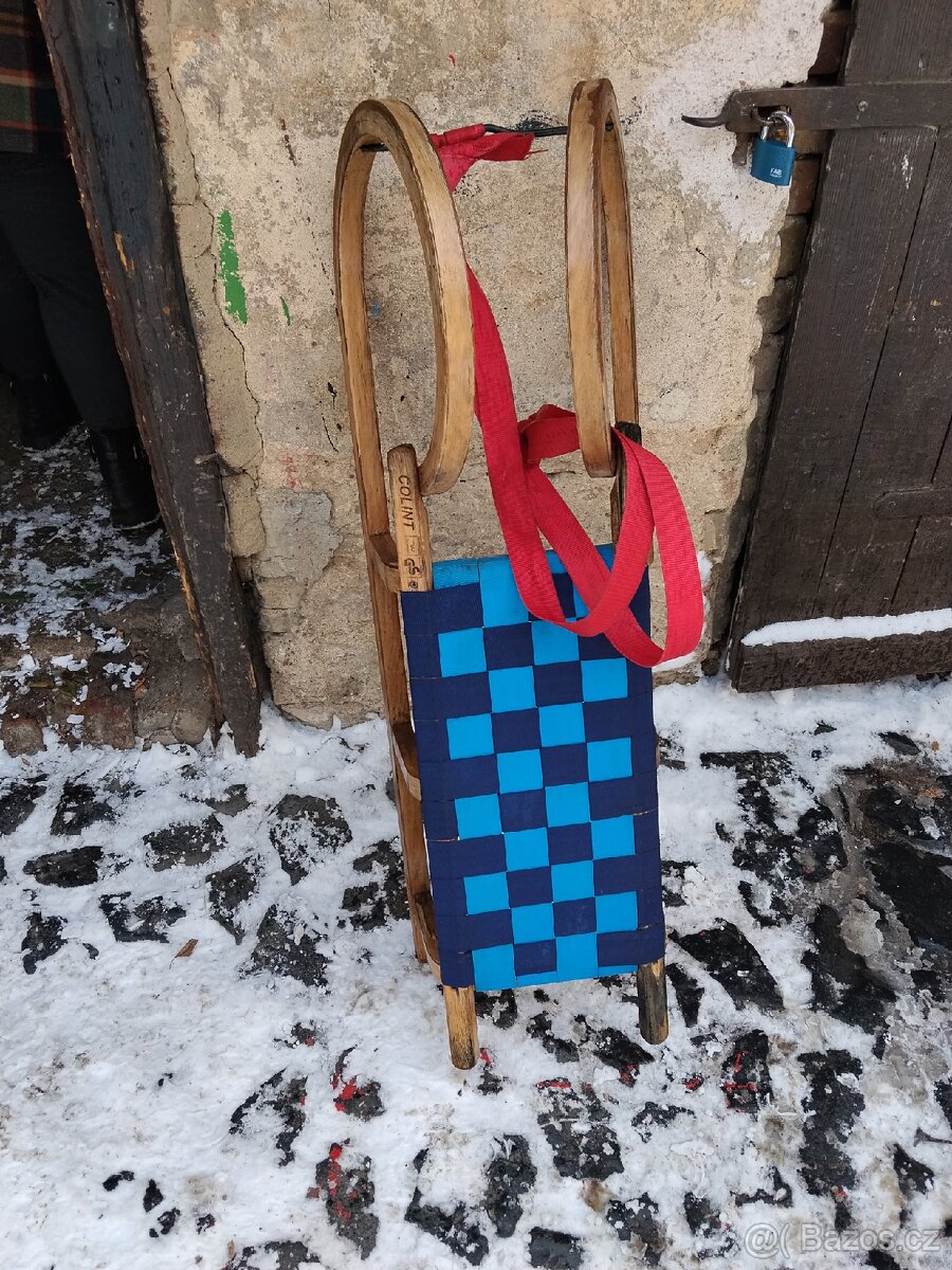 Dřevěné sáňky - 2