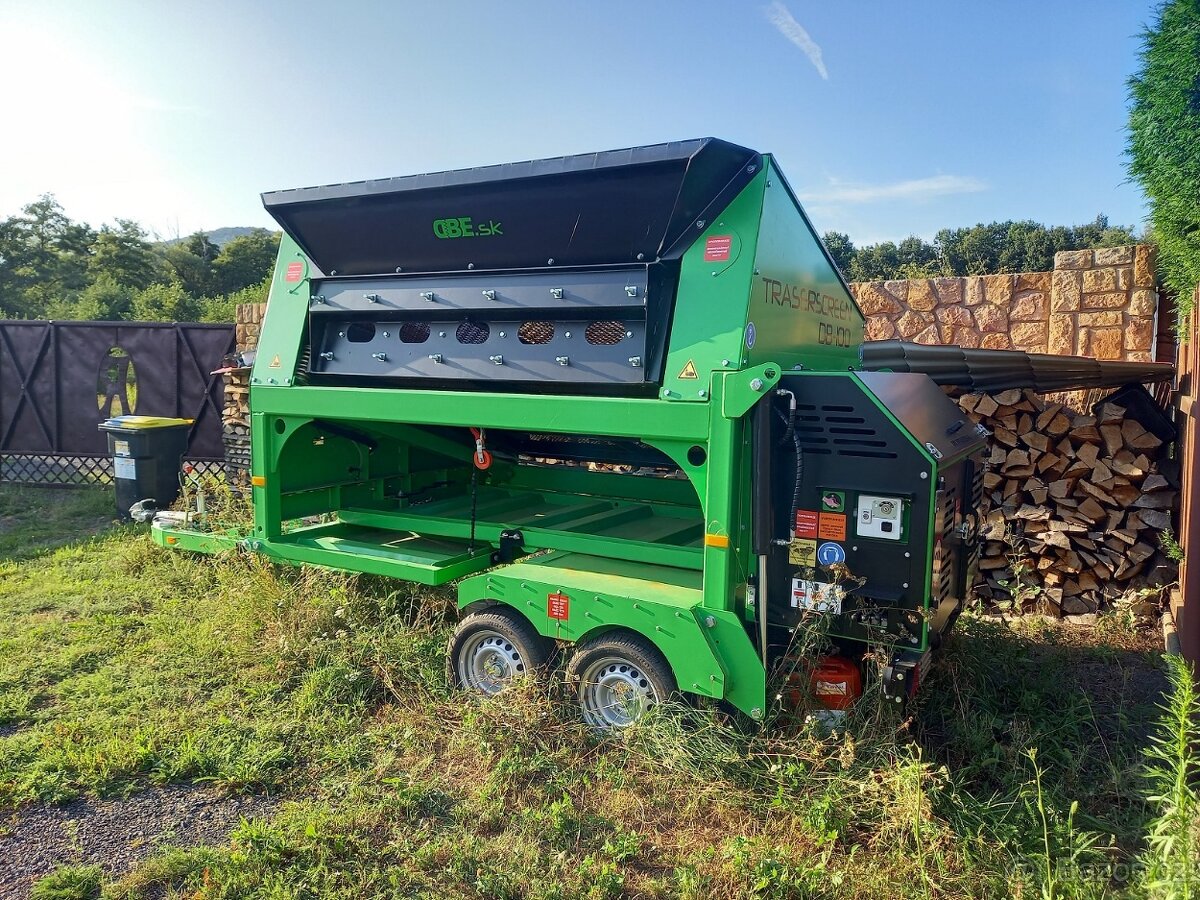 Mobilní prosévačka, třídička Traserscreen DB-100T - 2
