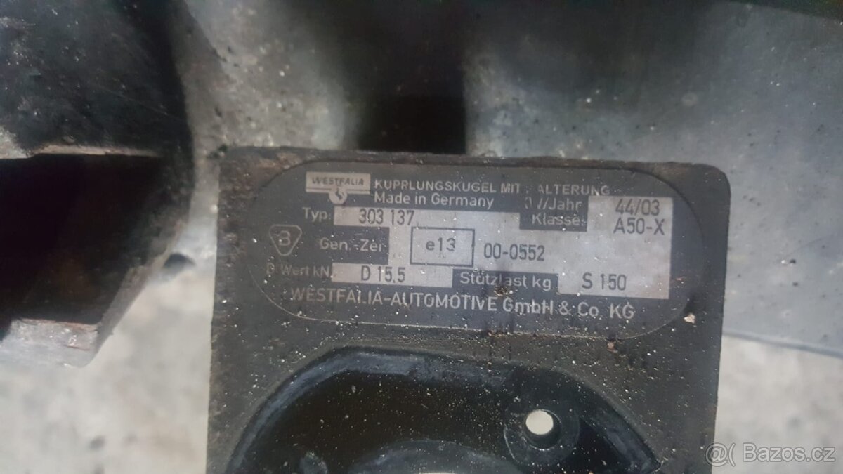 Originální tažné zařízení BMW X5 E53 WESTFALIA - 2