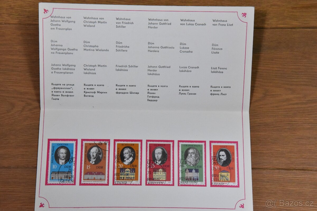 Kolekce známek - Historičtí myslitelé - 2