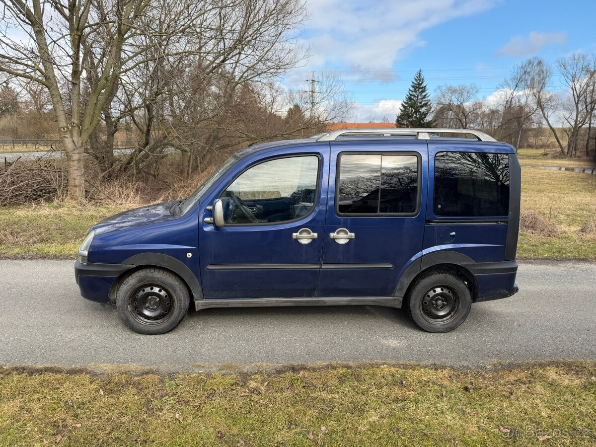 Fiat Doblo 1.6i 76kW, Klima, Tažné, Nová STK - 2