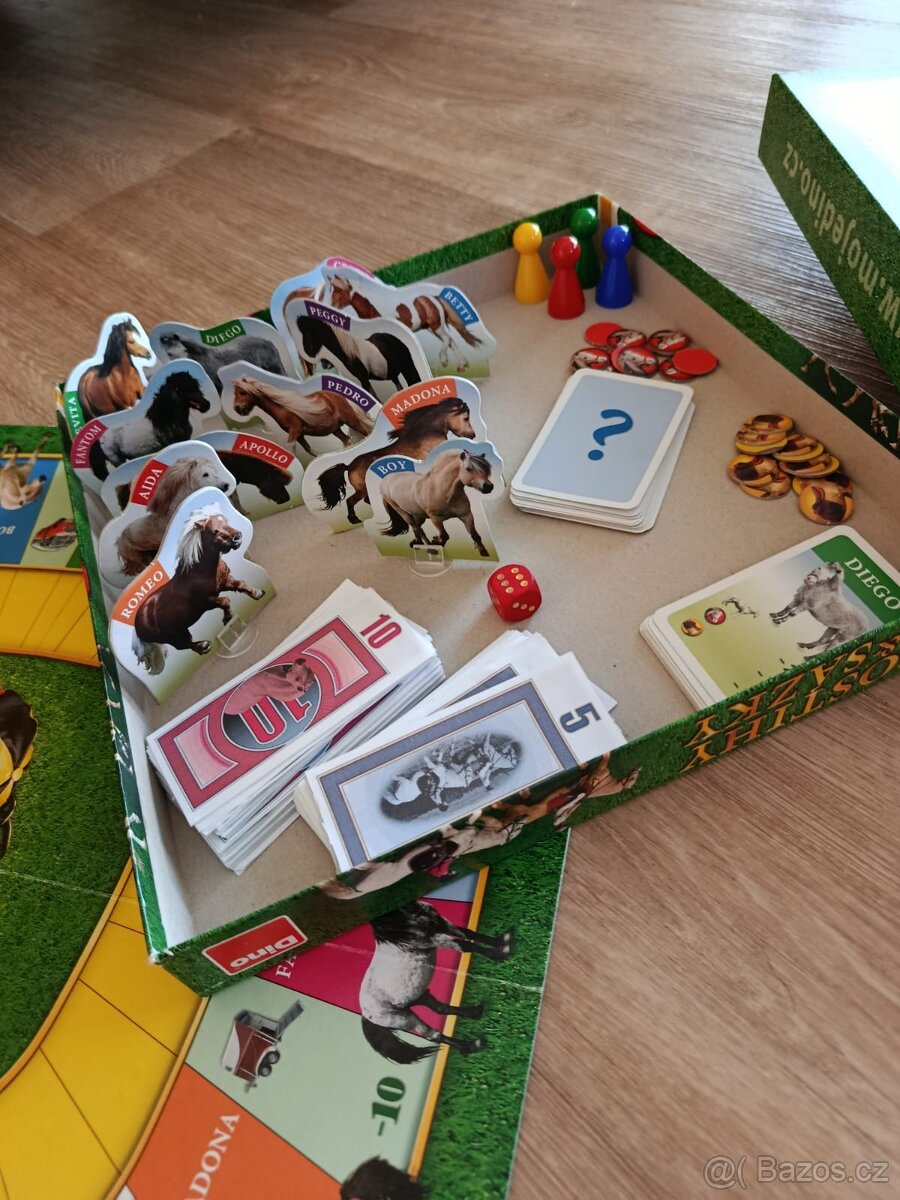 Stolní hra Dostihy a sázky junior - 2