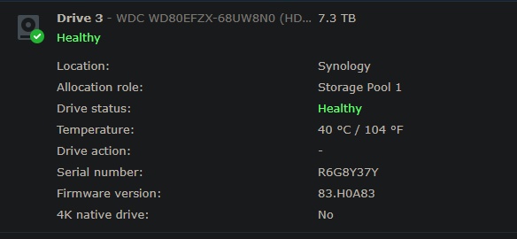 WD Red 8TB - 2