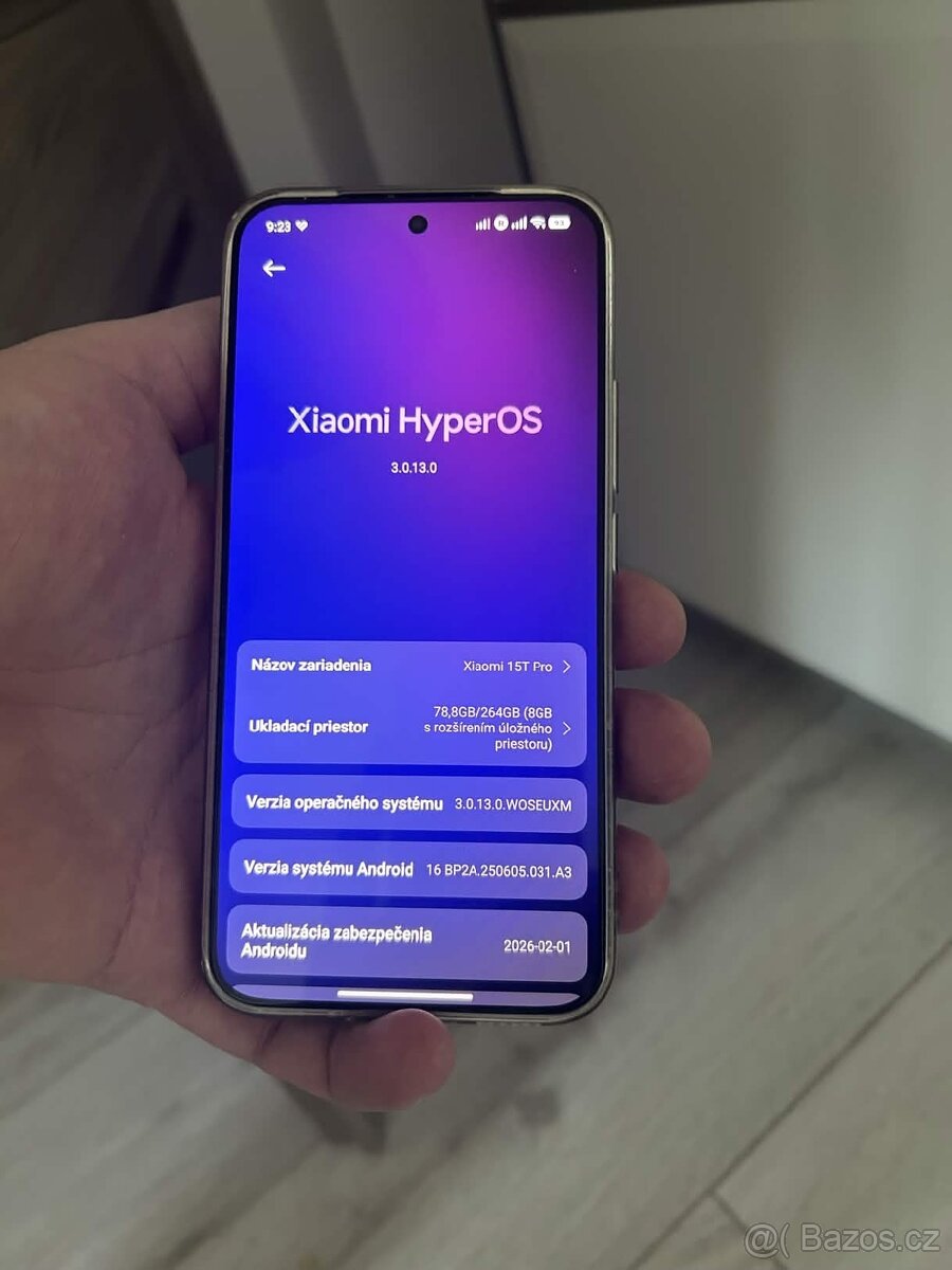 Xiaomi 15T pro 12/256 černý - 2