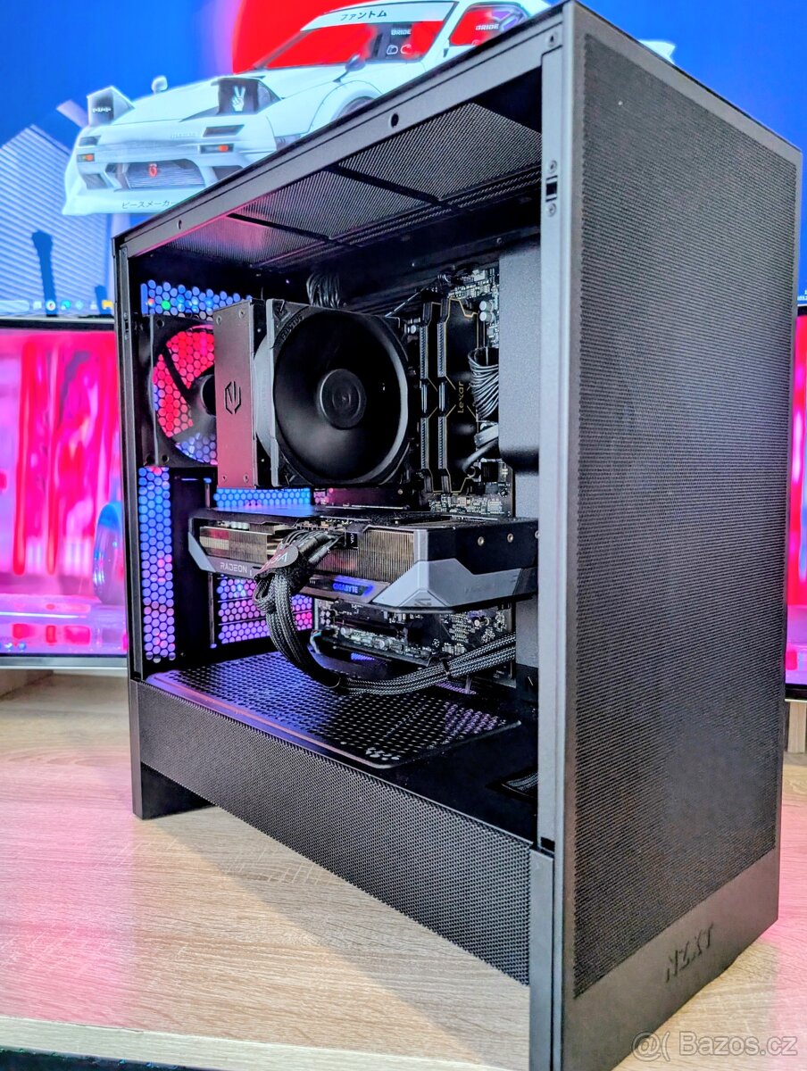 Herní PC na AM5– RX9070XT/7500x3d/B850/32GB/850W/Win11 - 2