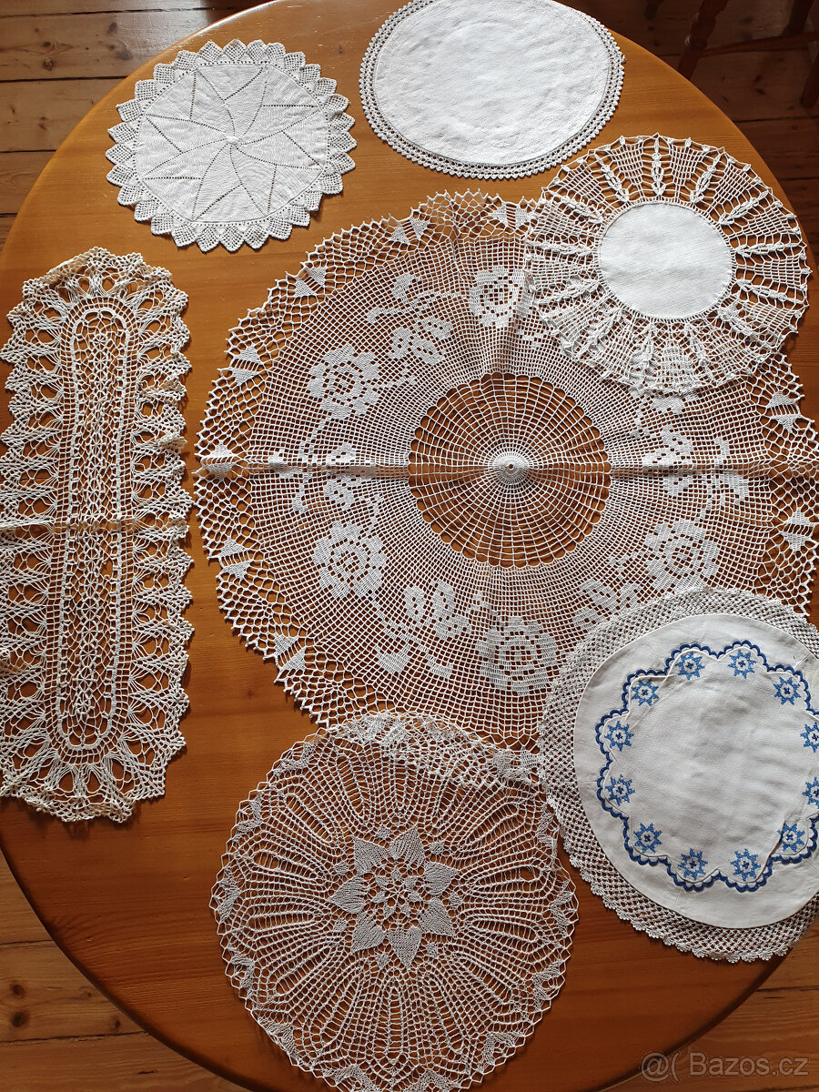 Krajkové - paličkované dečky a prostírání - 2