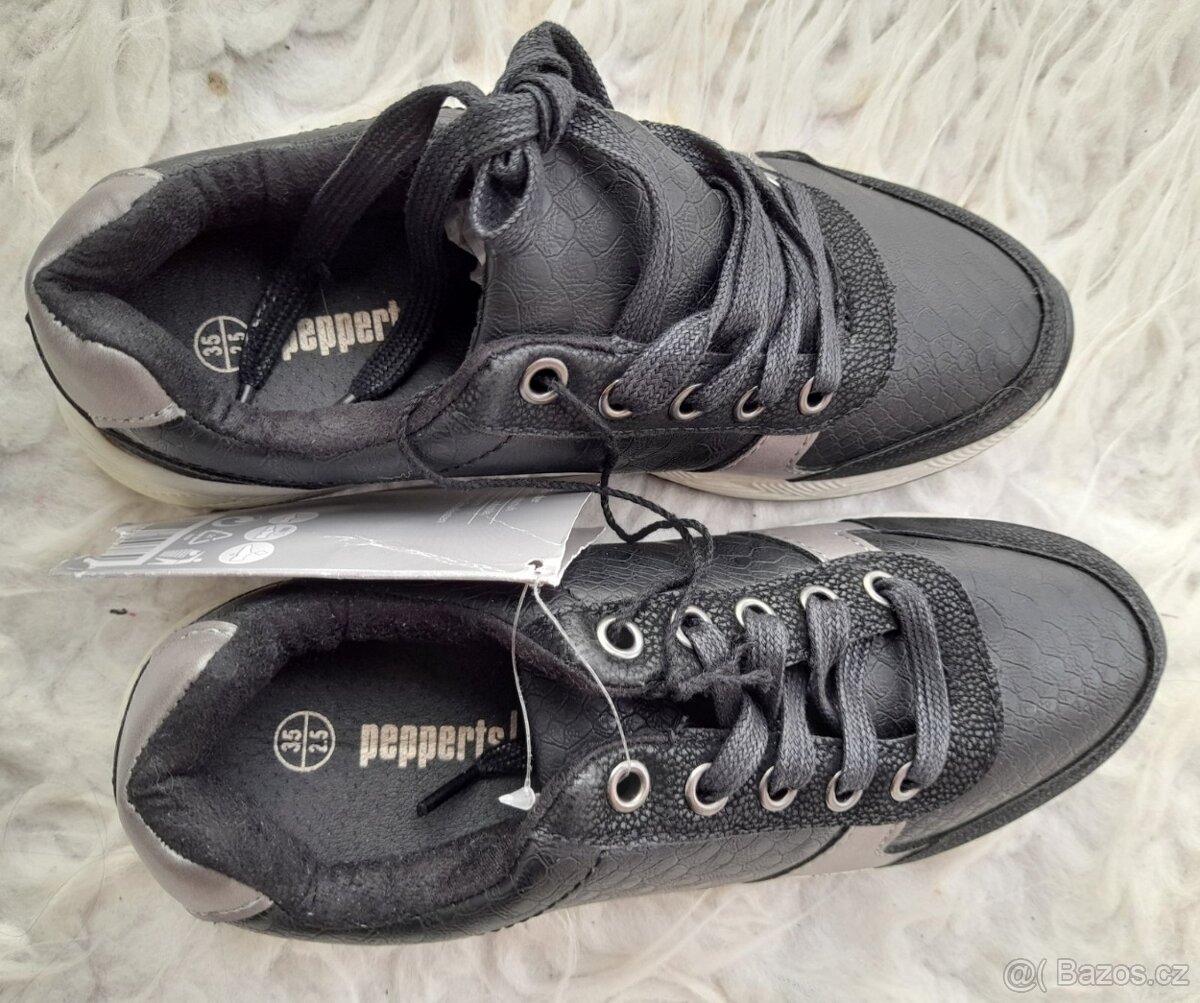 TENISKY CERNE BARVY - vel 34 - 2