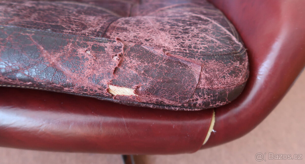 finské kožené křeslo Peem - 2