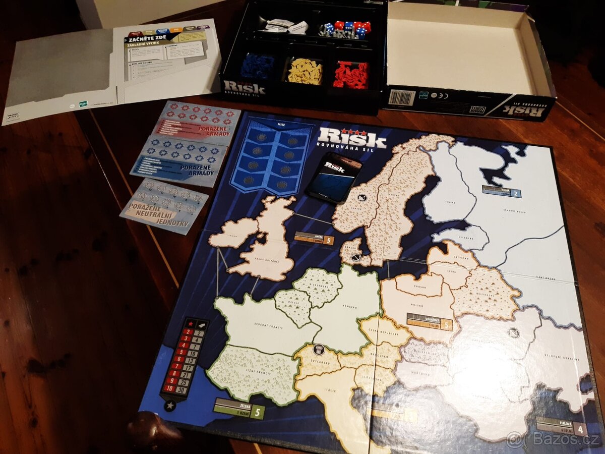 desková hra Risk, rovnováha sil, pro dva hráče - 2