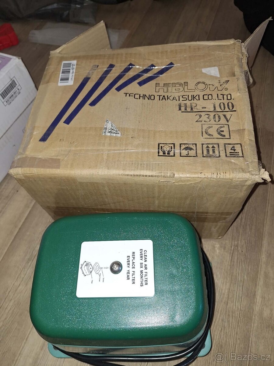 vzduchové čerpadlo Hiblow, model HP-100 - 2
