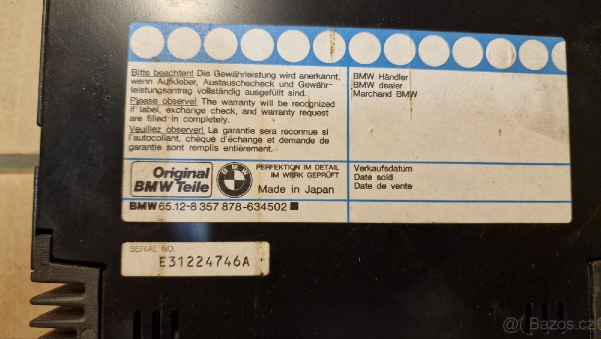 BMW e36 zesilovač - 2