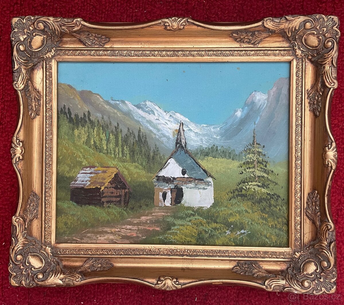 Olejomalby signované krásné rámy - 2