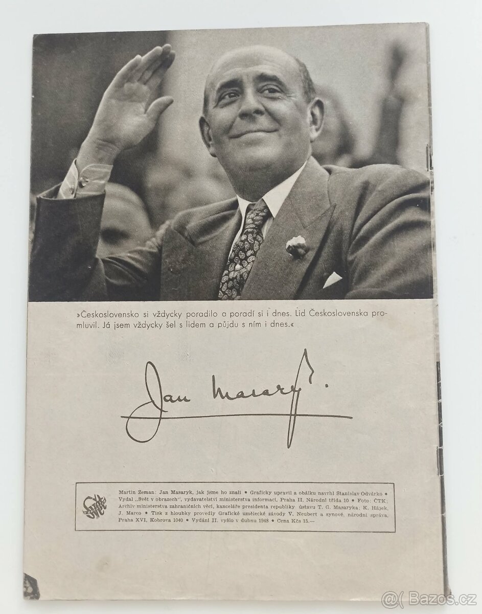 Historické noviny Jan Masaryk - 2