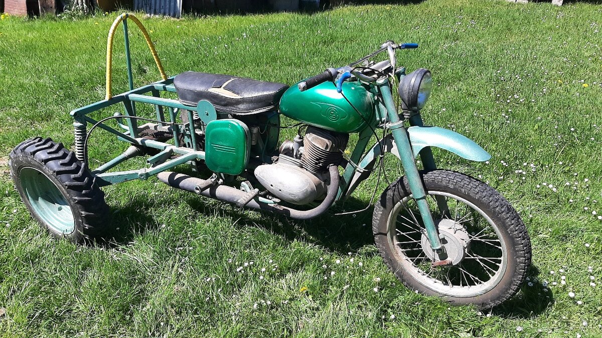 Jawa 250 tříkolka - 2