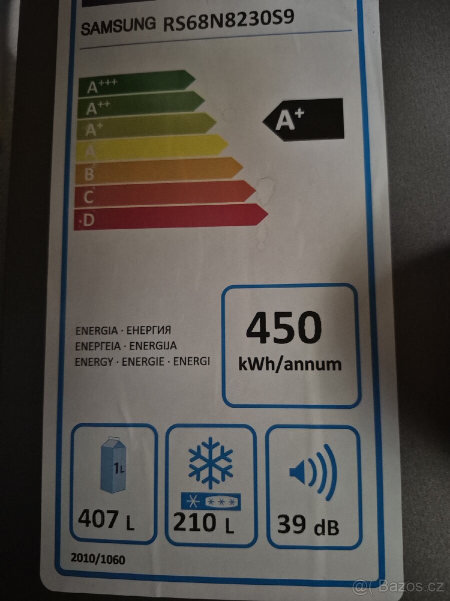 Lednice samsung a mrazakem - 2