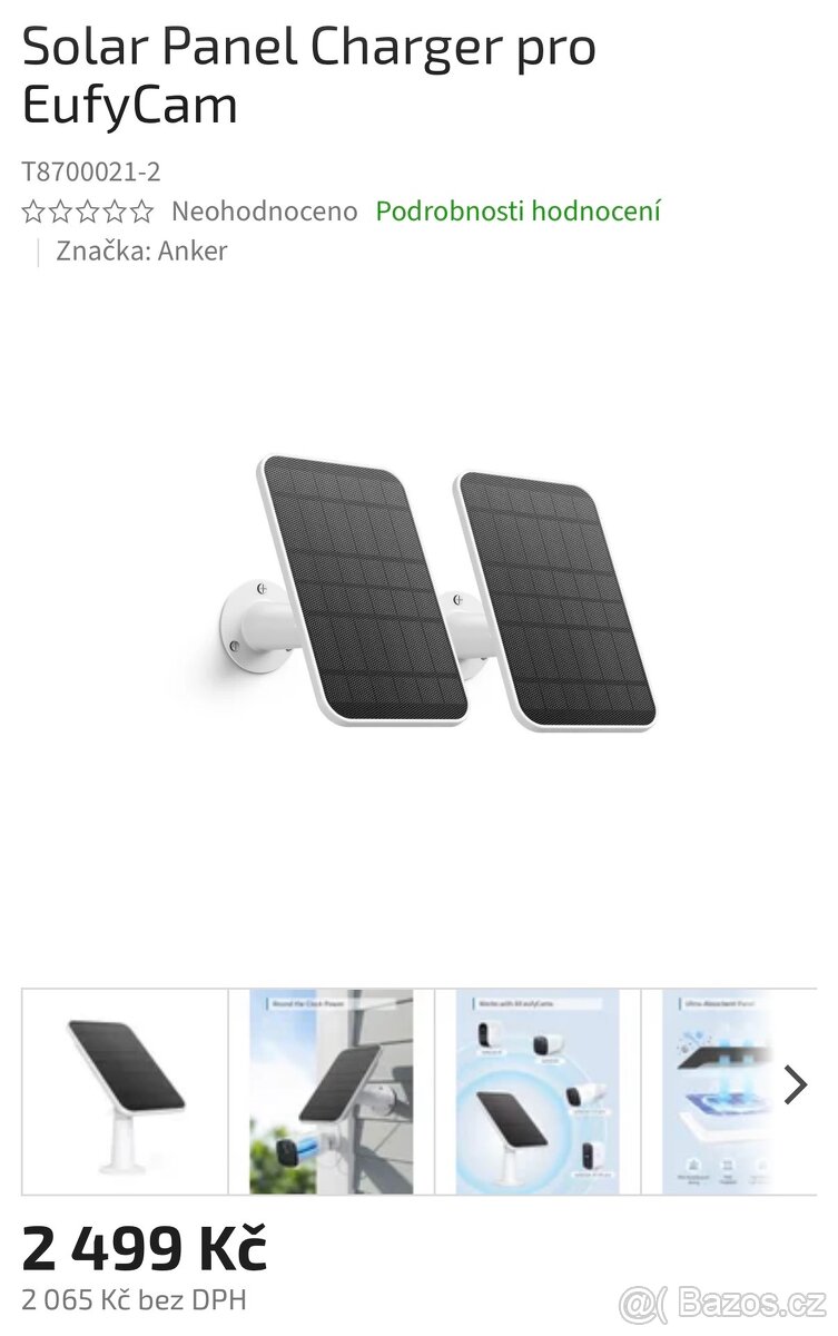 Solar Panel Charger pro EufyCam - 2