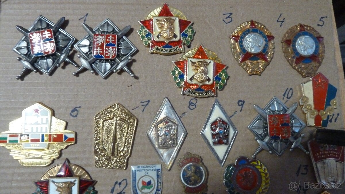 vojenské odznaky - 2
